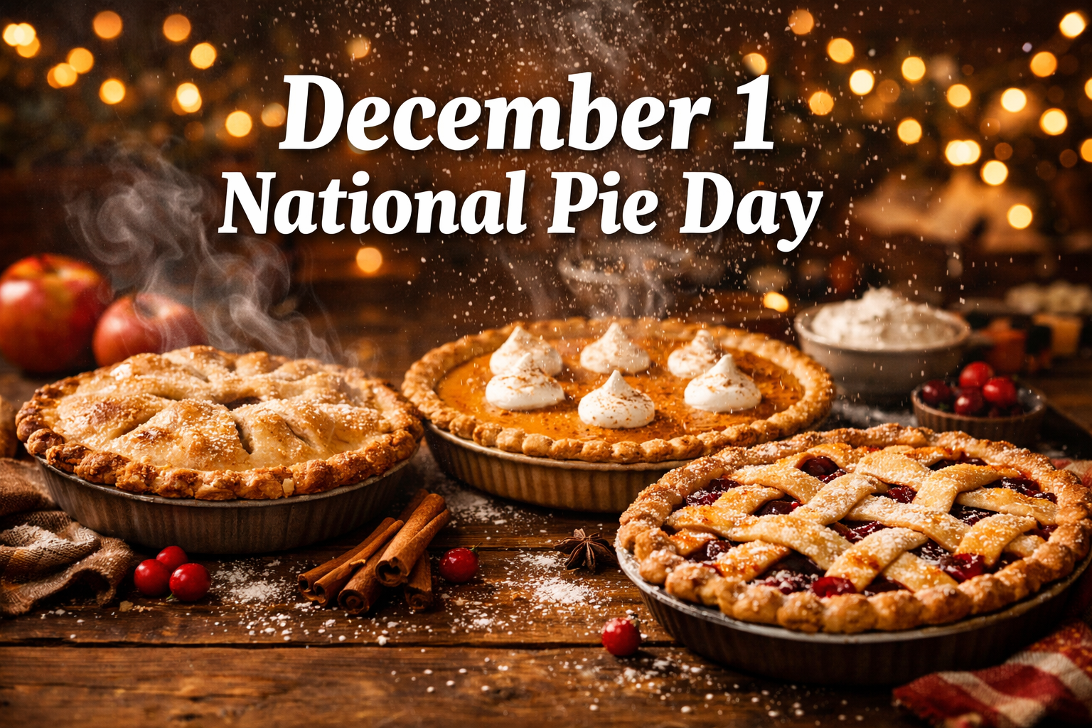 December 1 National Pie Day