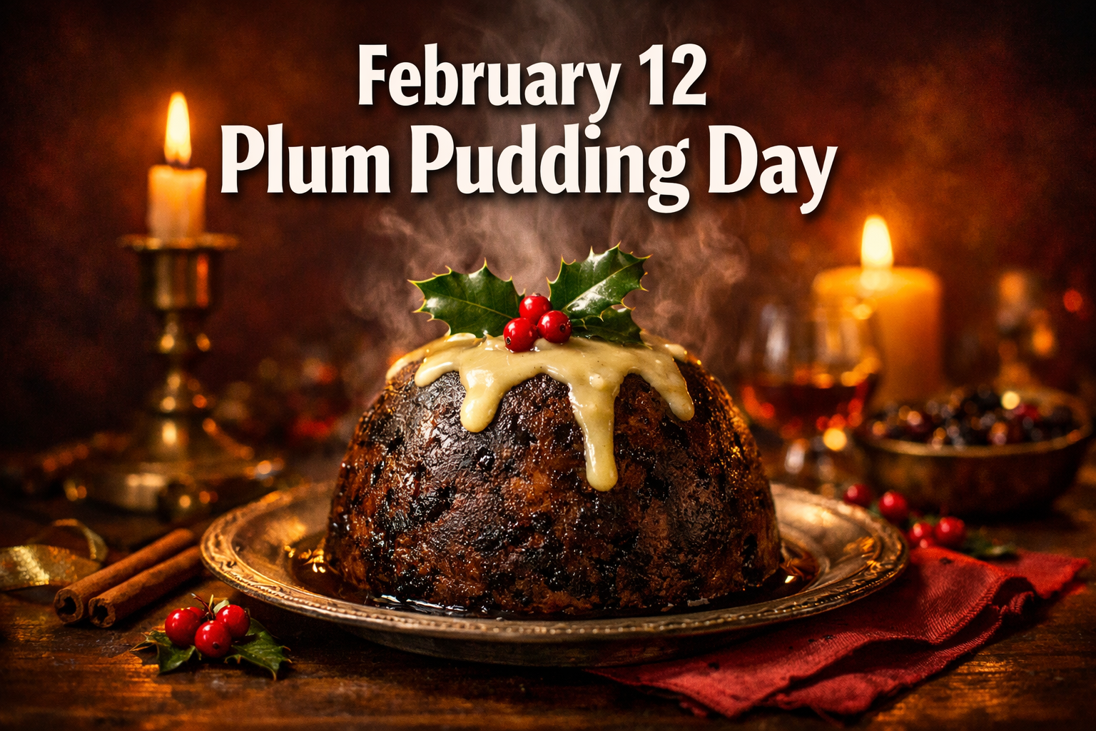 February 12 Plum Pudding Day