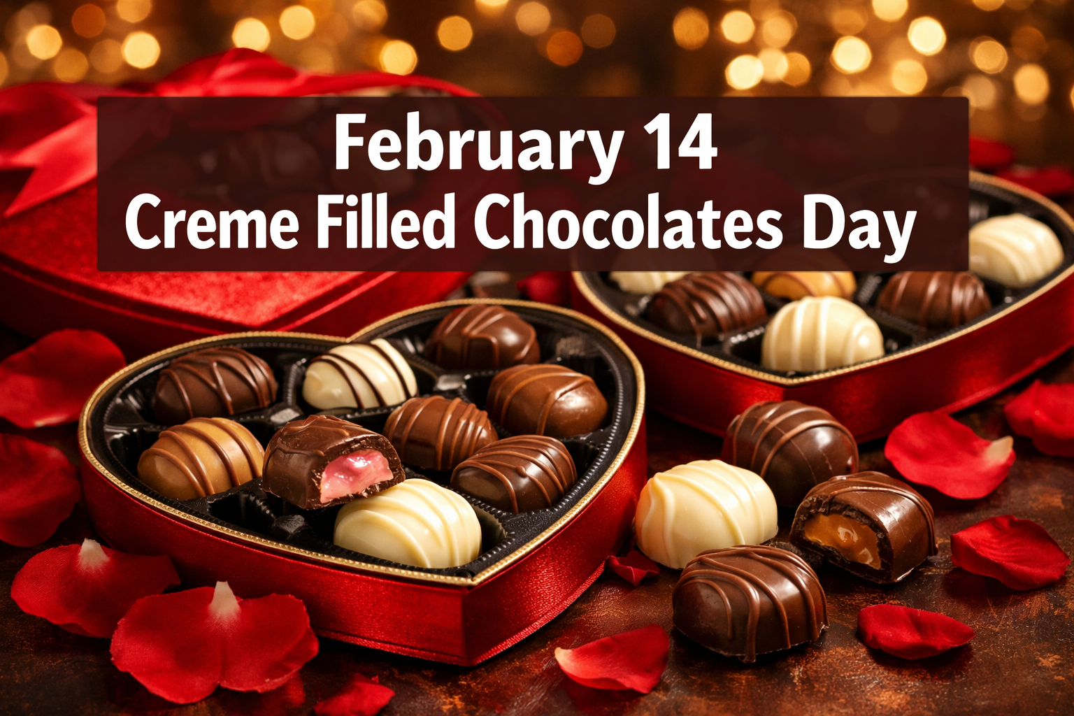 February 14 Creme Filled Chocolates Day
