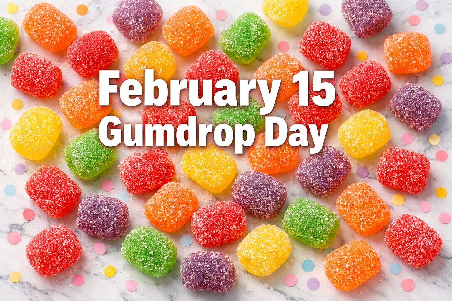 February 15 Gumdrop Day