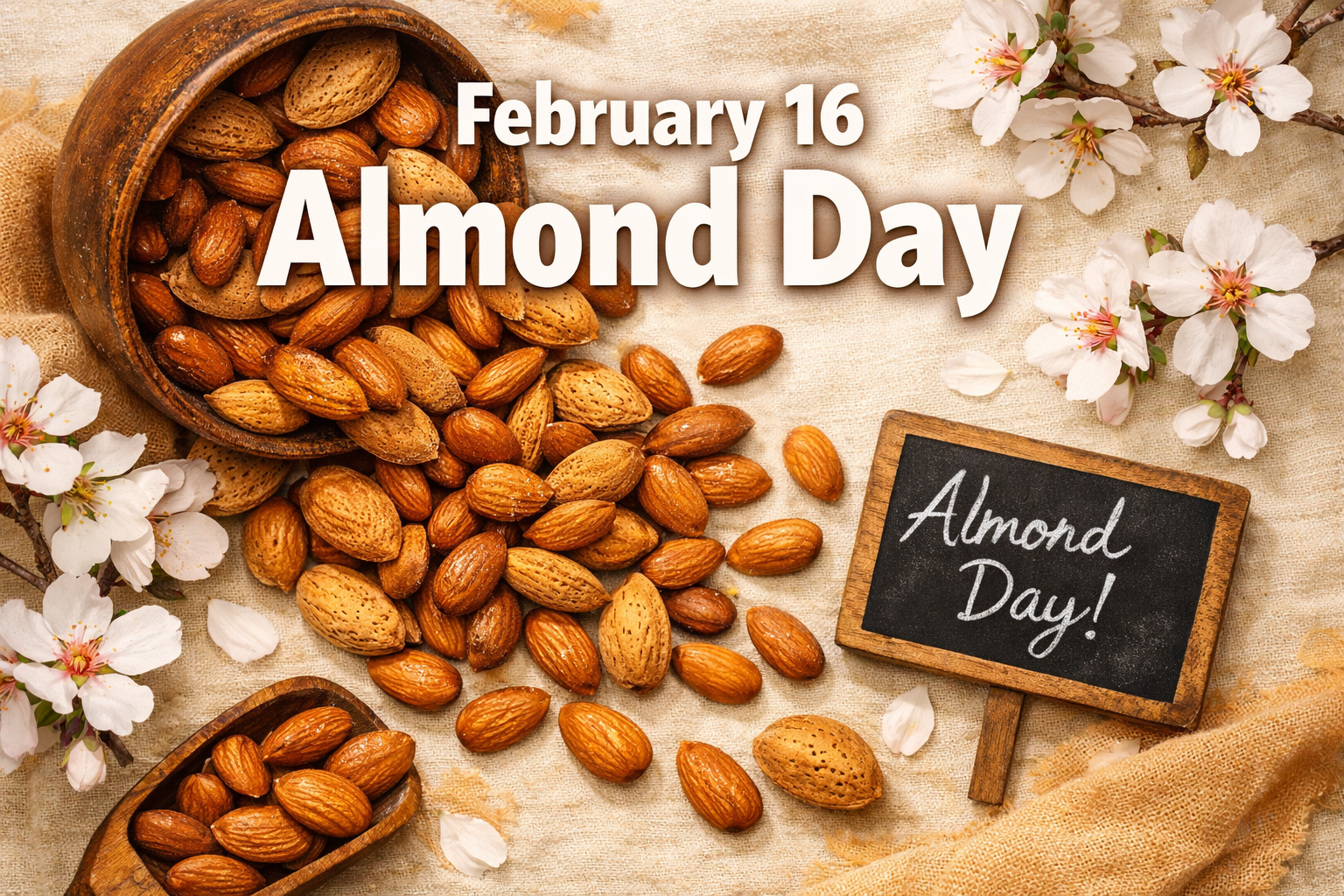 February 16 Almond Day