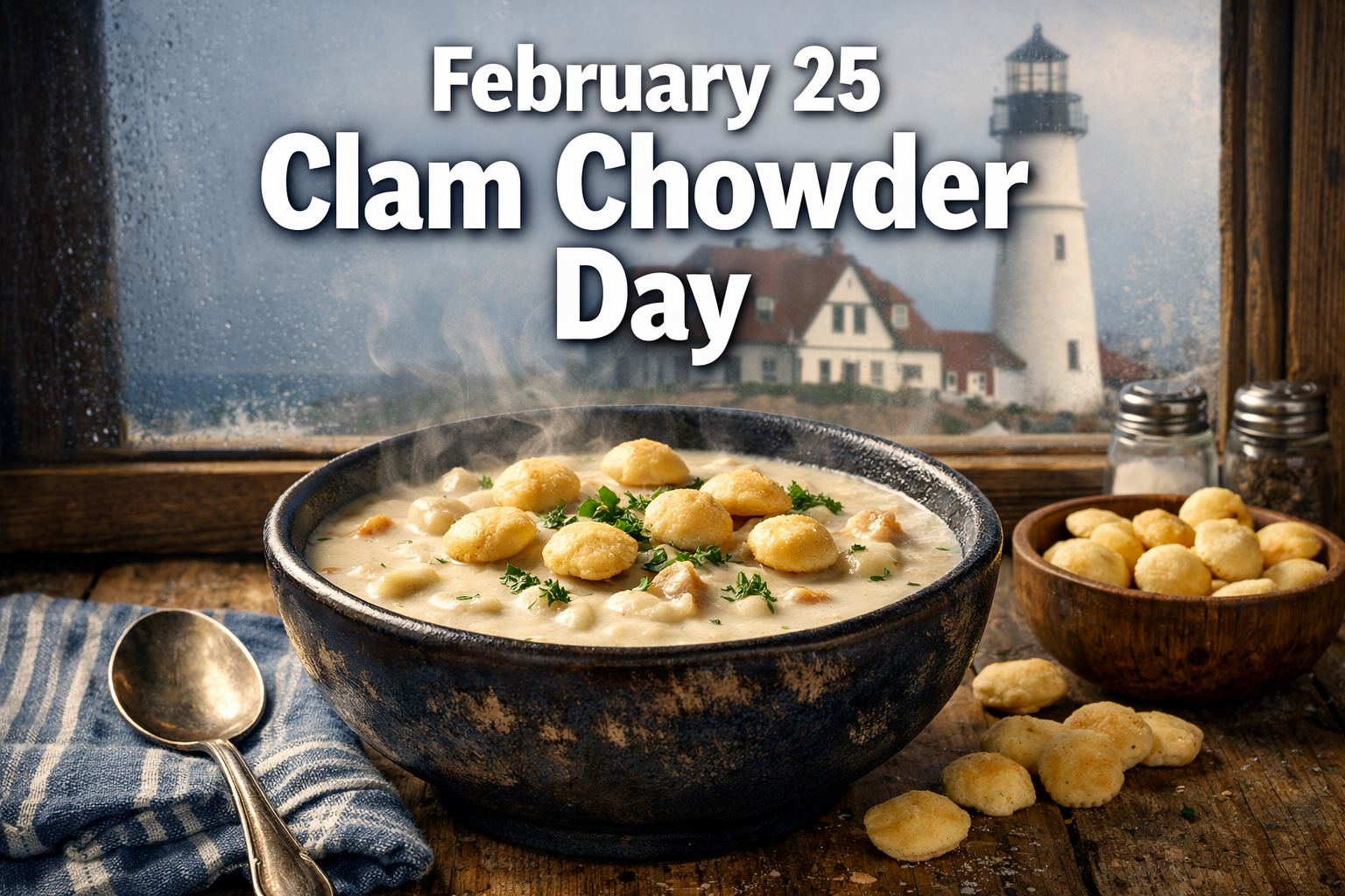 February 25 Clam Chowder Day