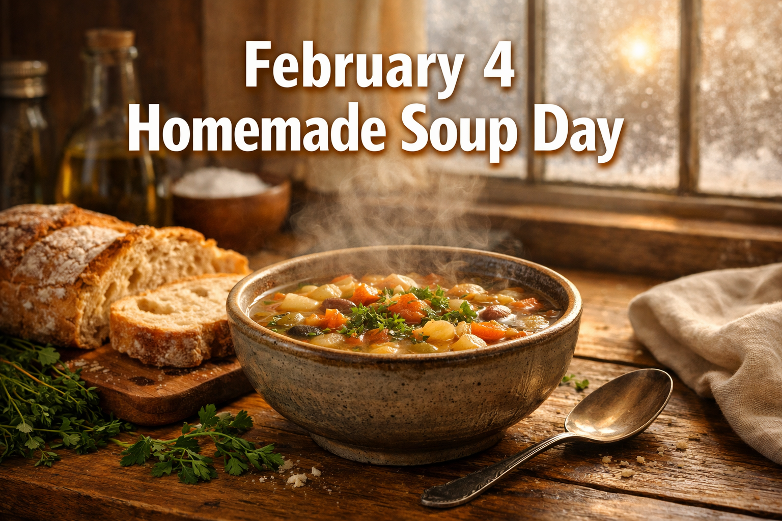 February 4 Homemade Soup Day
