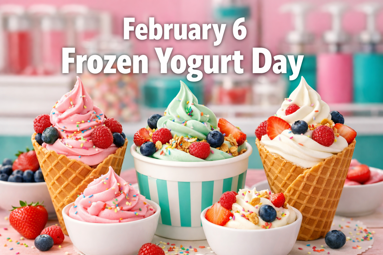 February 6 Frozen Yogurt Day