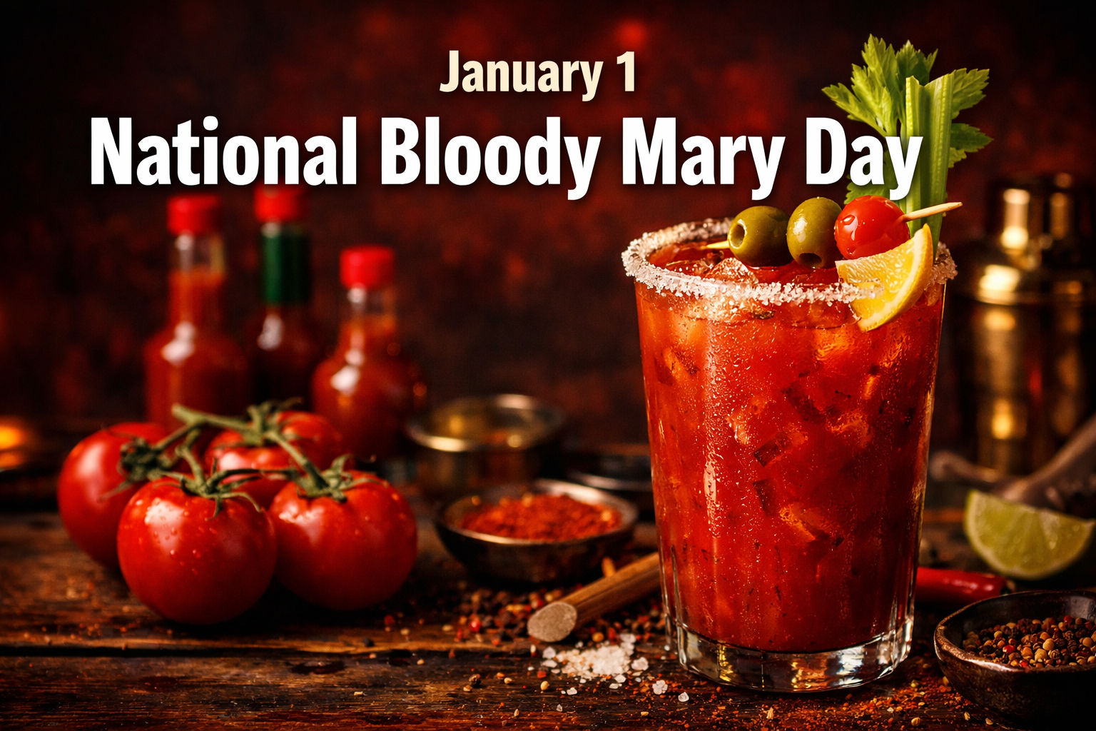 January 1 National Bloody Mary Day