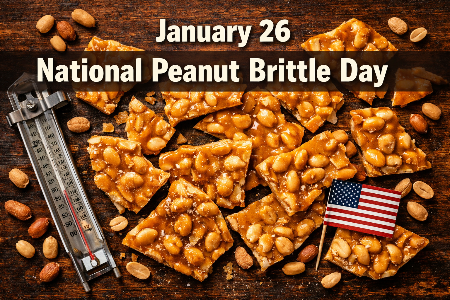 January 26 National Peanut Brittle Day
