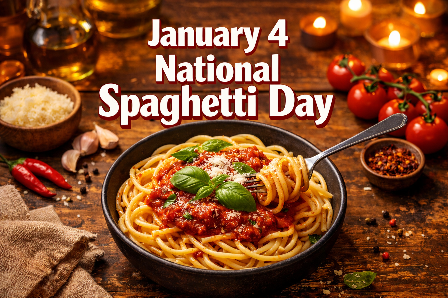 January 4 National Spaghetti Day