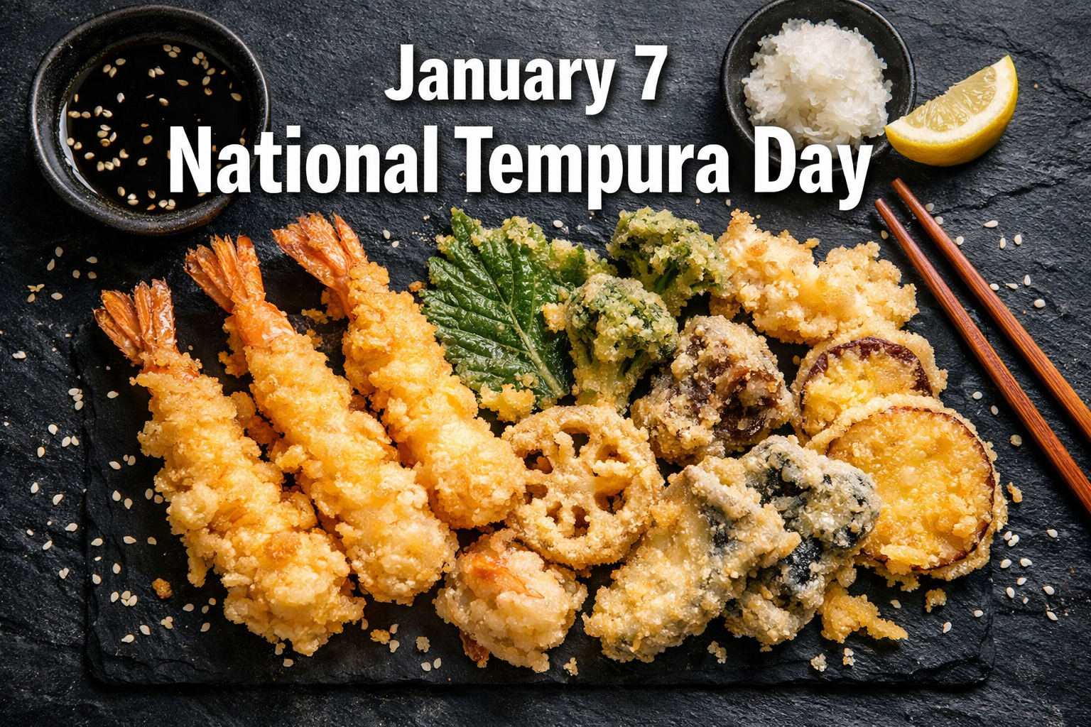 January 7 National Tempura Day