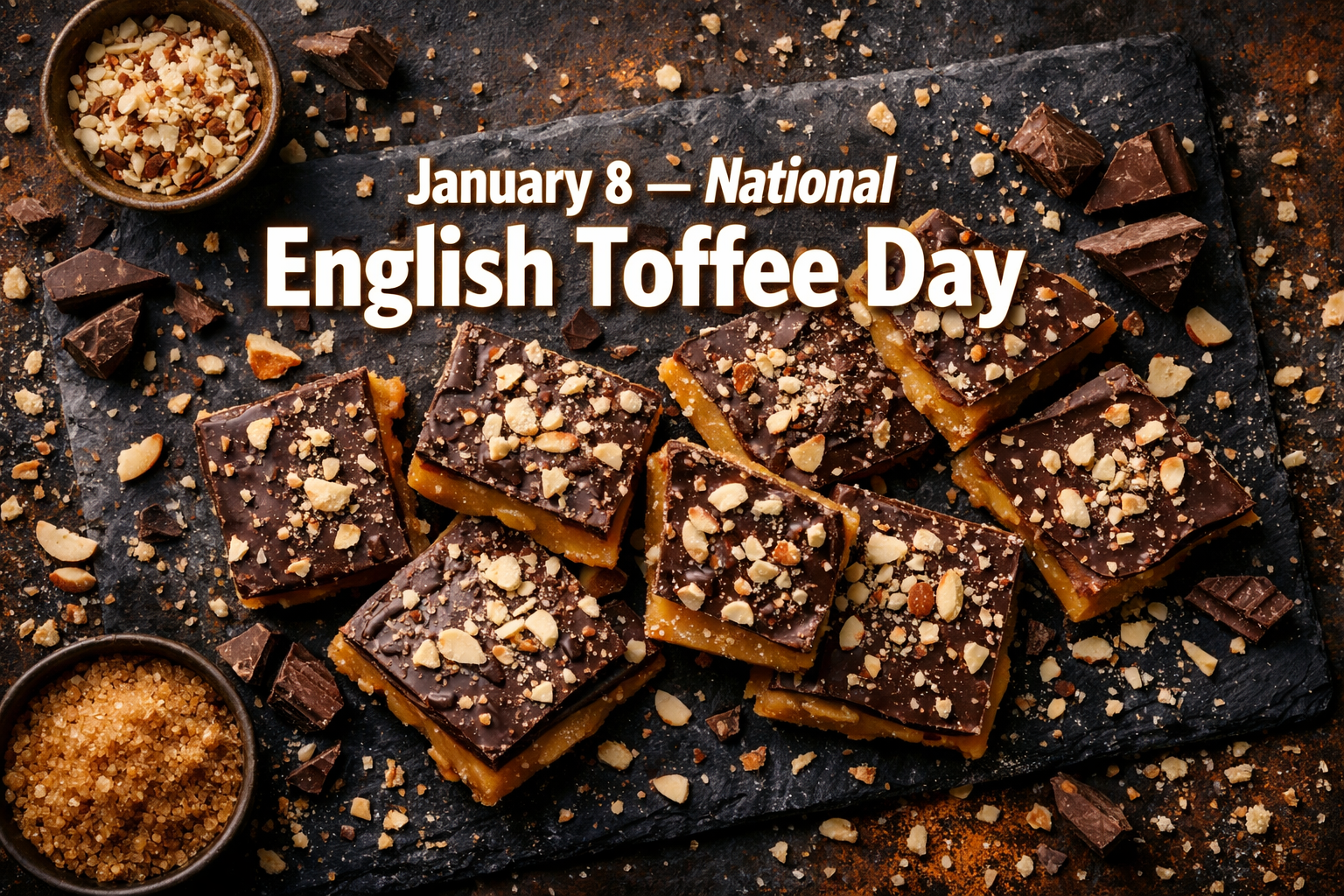 January 8 National English Toffee Day