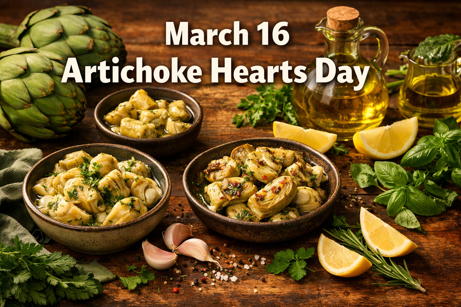 March 16 Artichoke Hearts Day