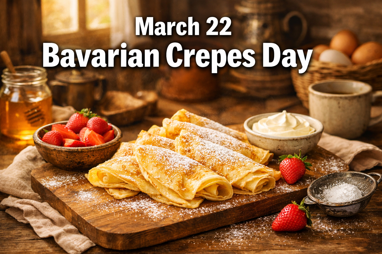March 22 Bavarian Crepes Day