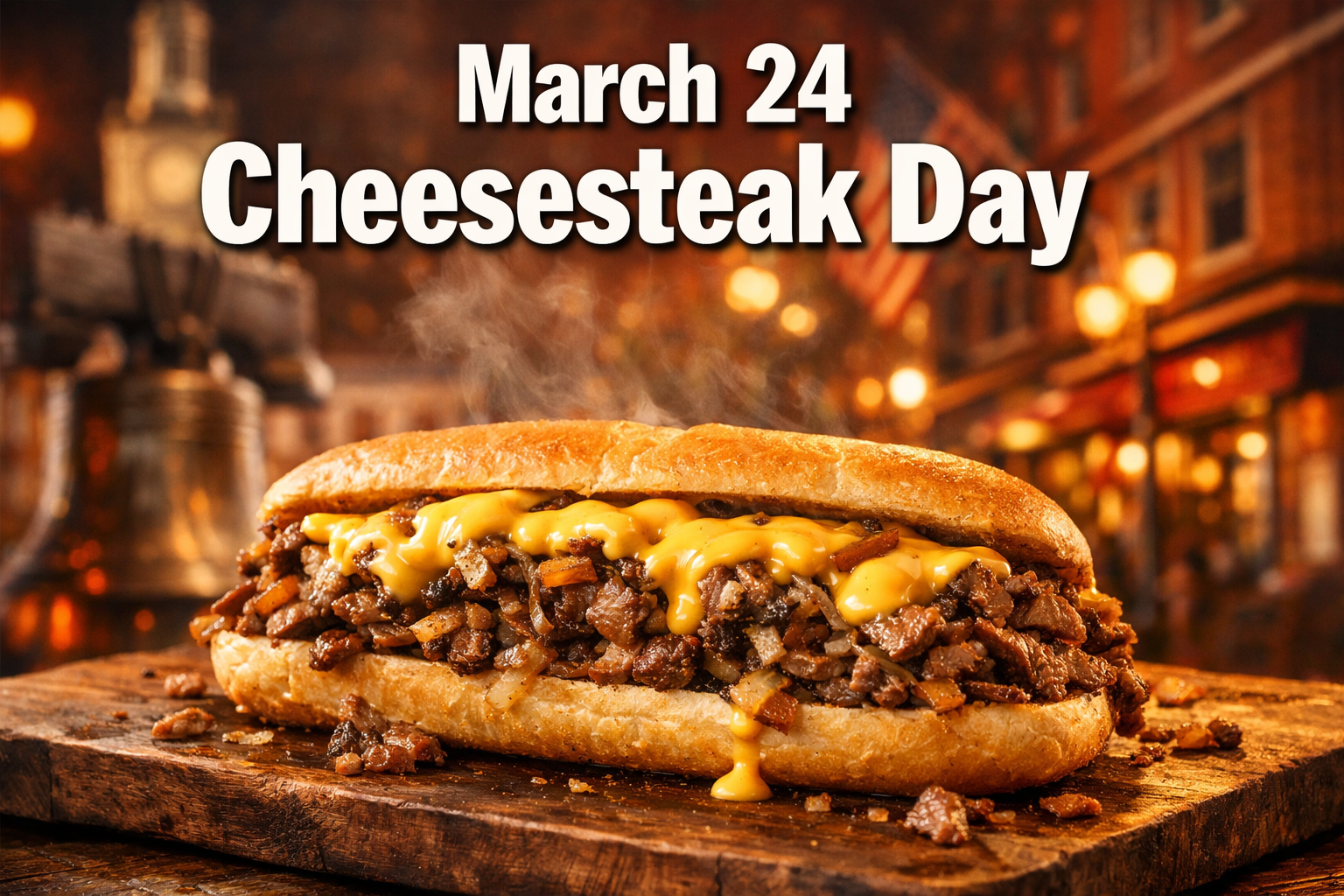 March 24 Cheesesteak Day