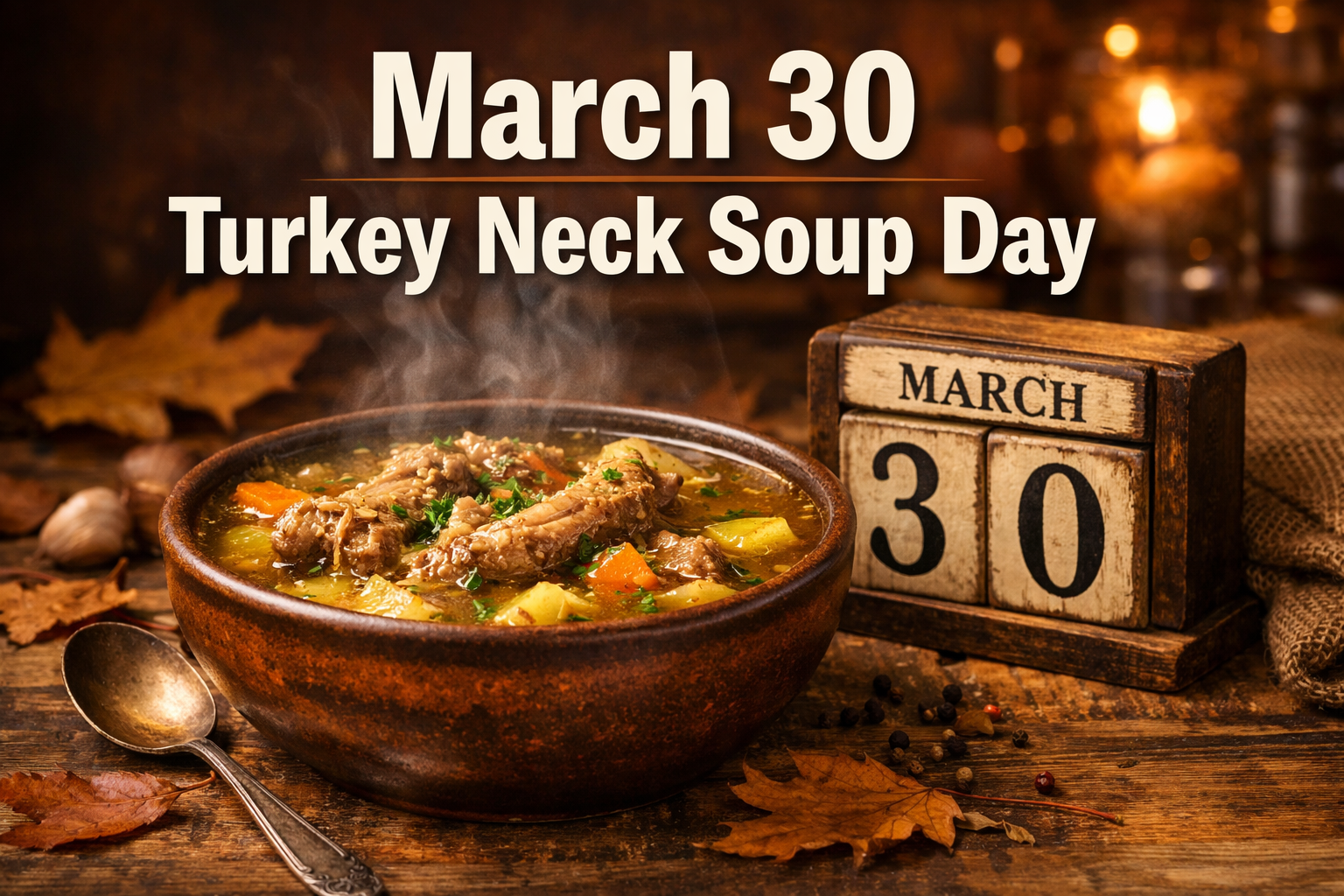 March 30 Turkey Neck Soup Day