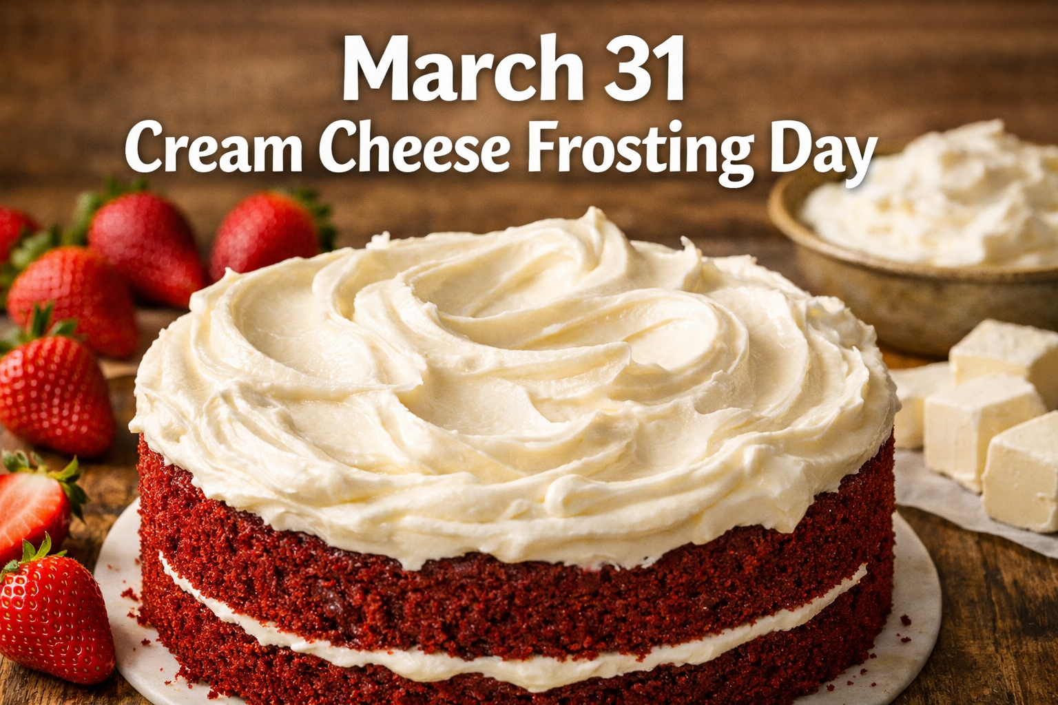 March 31 Cream Cheese Frosting Day