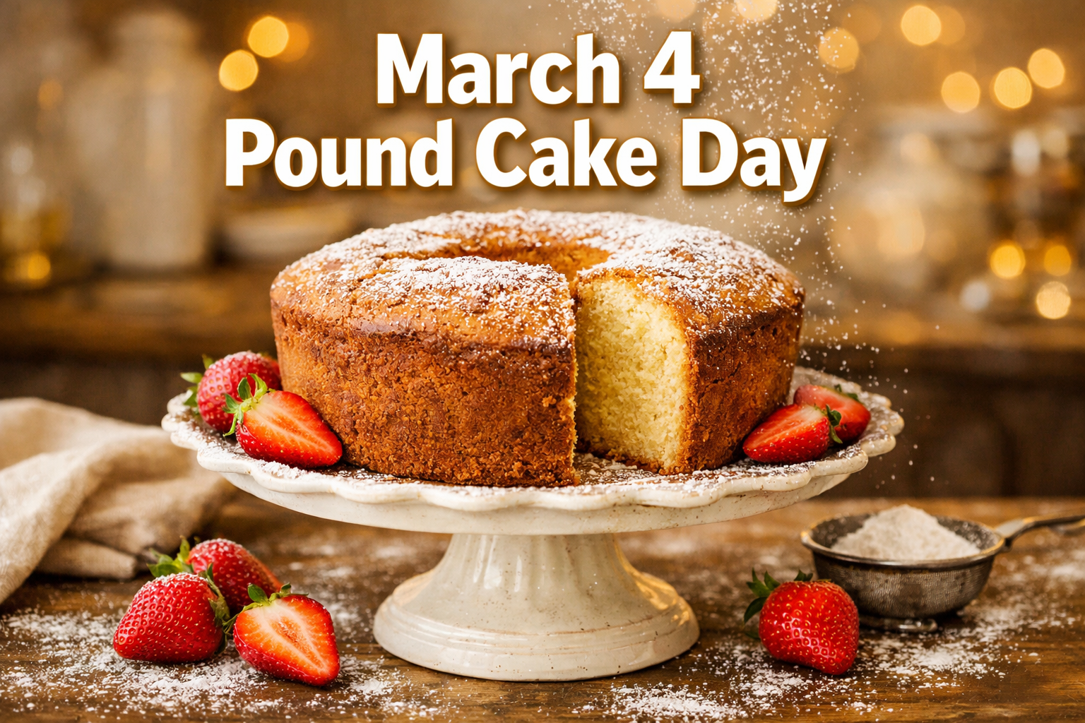 March 4 Pound Cake Day