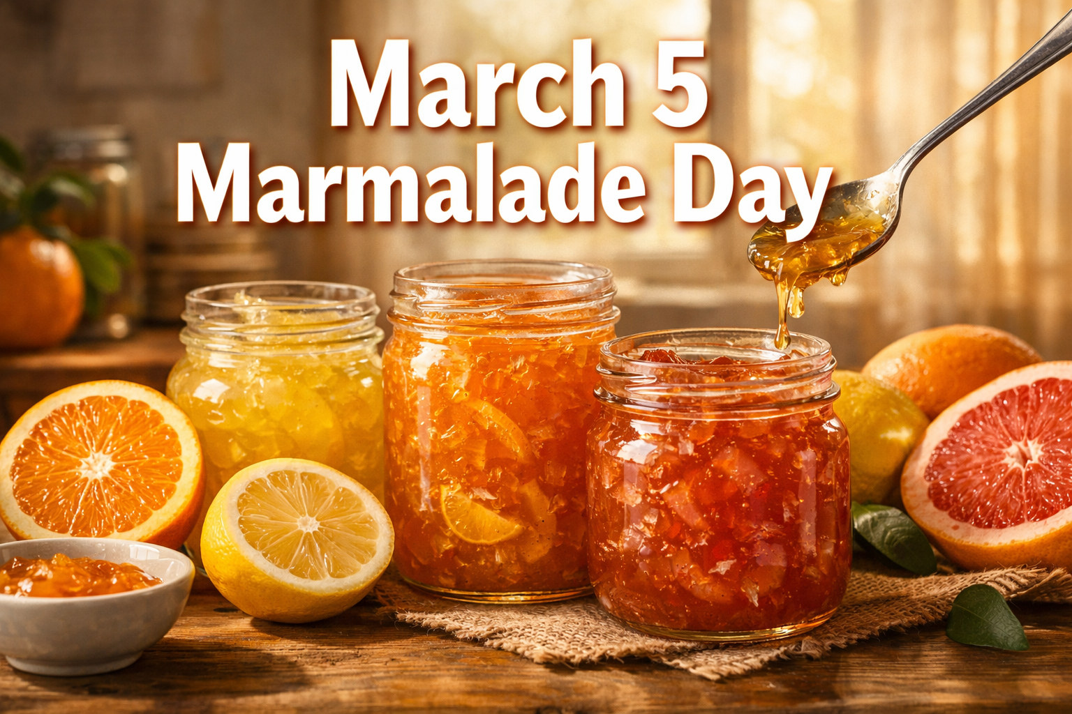 March 5 Marmalade Day
