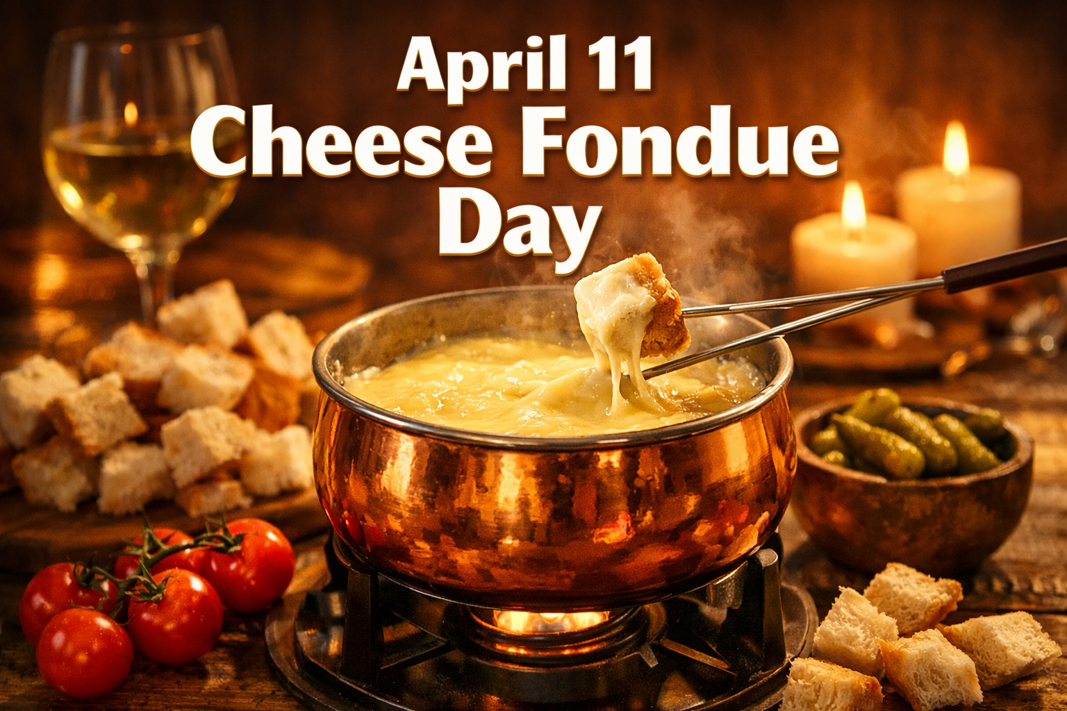 April 11 Cheese Fondue Day