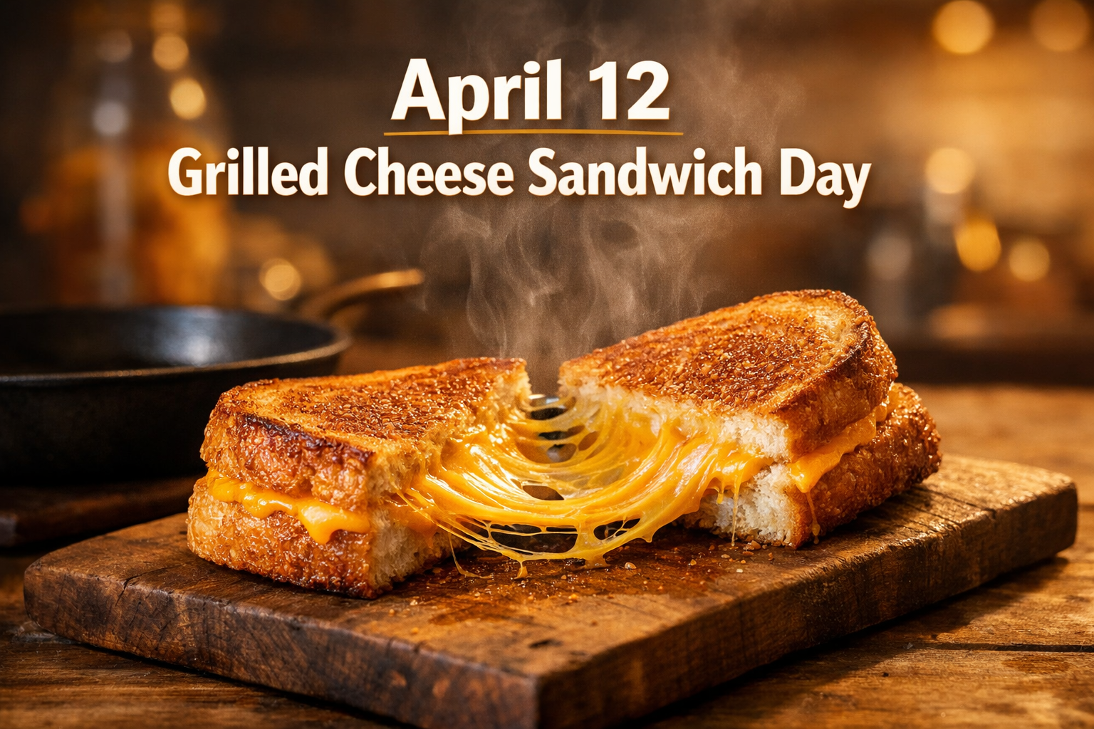 April 12 Grilled Cheese Sandwich Day