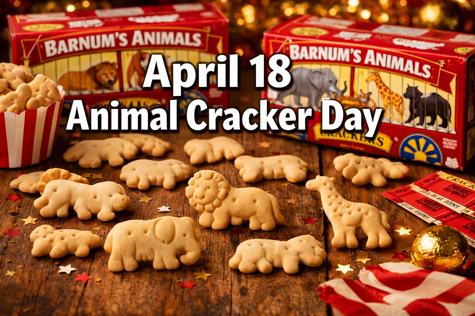 April 18 Animal Cracker Day