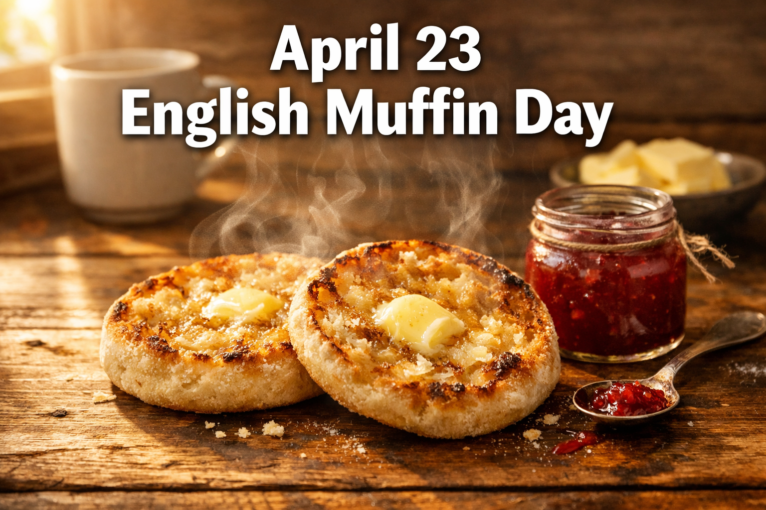 April 23 English Muffin Day