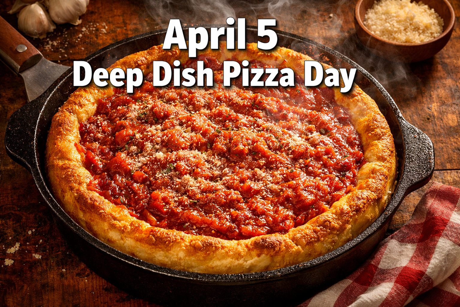 April 5 Deep Dish Pizza Day