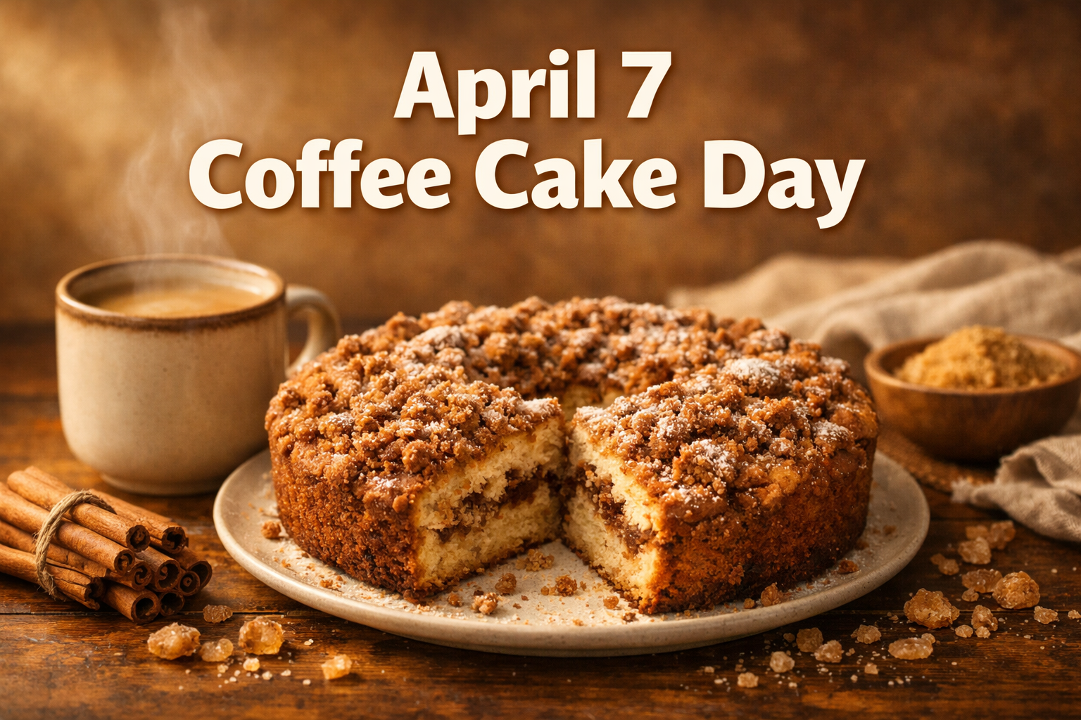 April 7 Coffee Cake Day