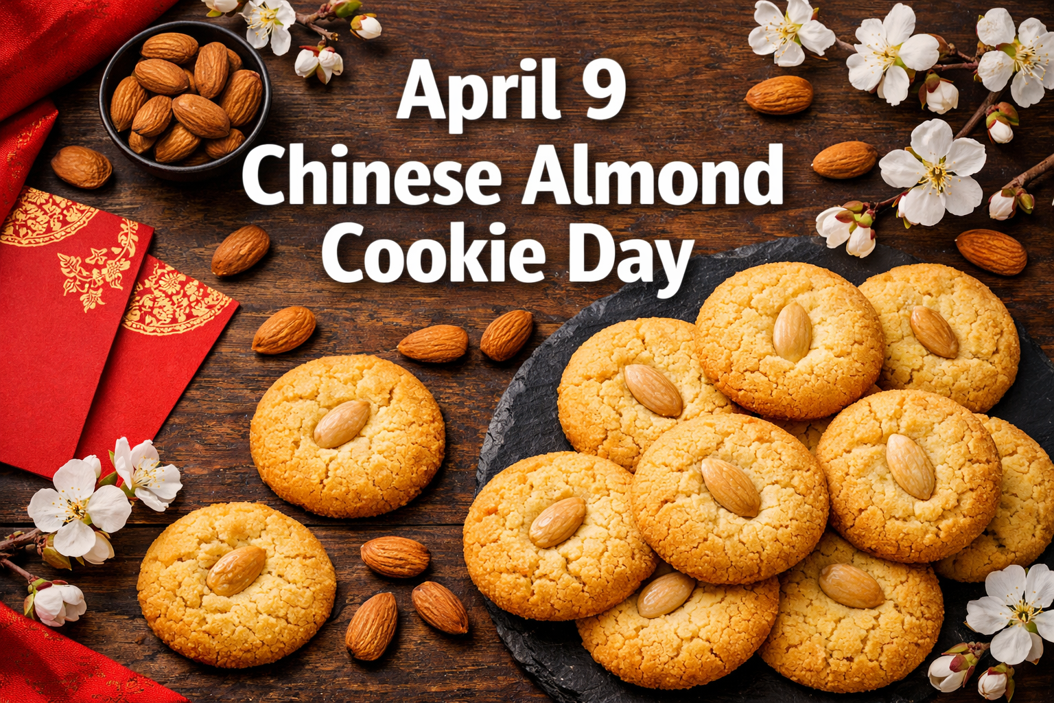 April 9 Chinese Almond Cookie Day