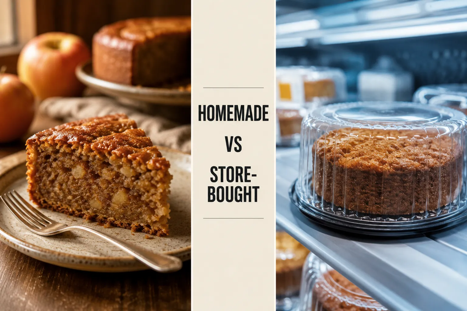 Applesauce Cake vs. Regular Cake: Key Differences