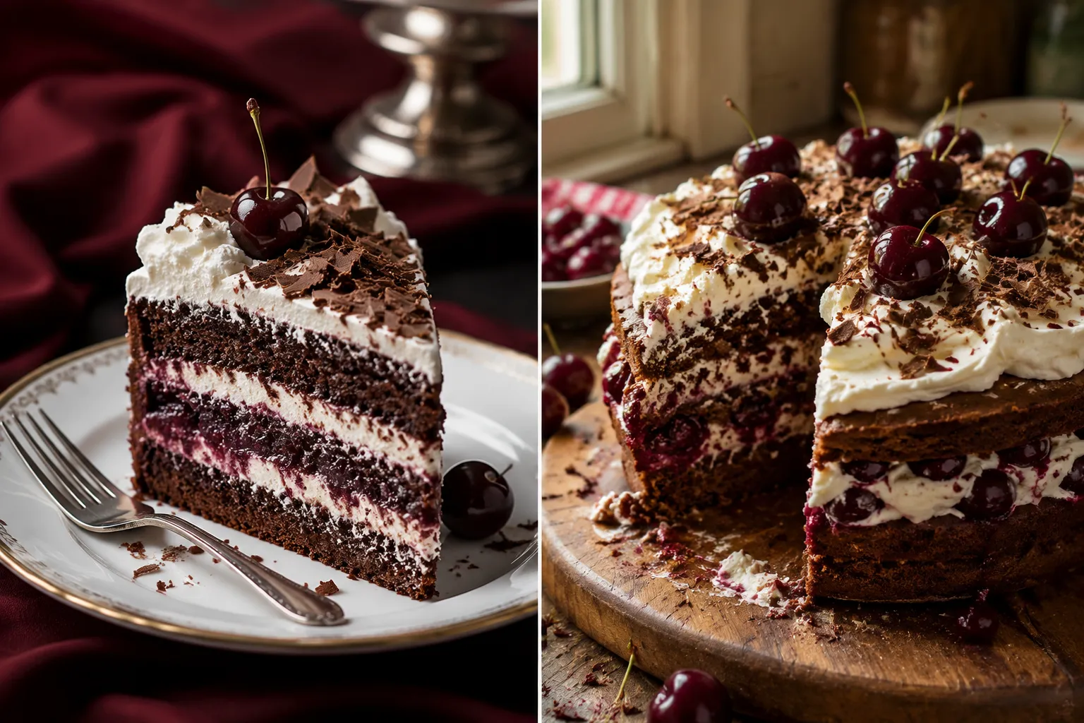 Black Forest Cake vs Regular Chocolate Cake: Key Differences