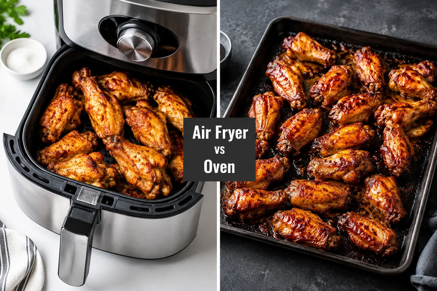 Chicken Wing Cooking Methods: Air Fryer vs. Oven