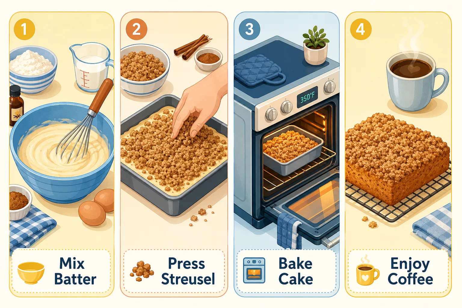 Coffee Cake Pairing With Coffee Drinks
