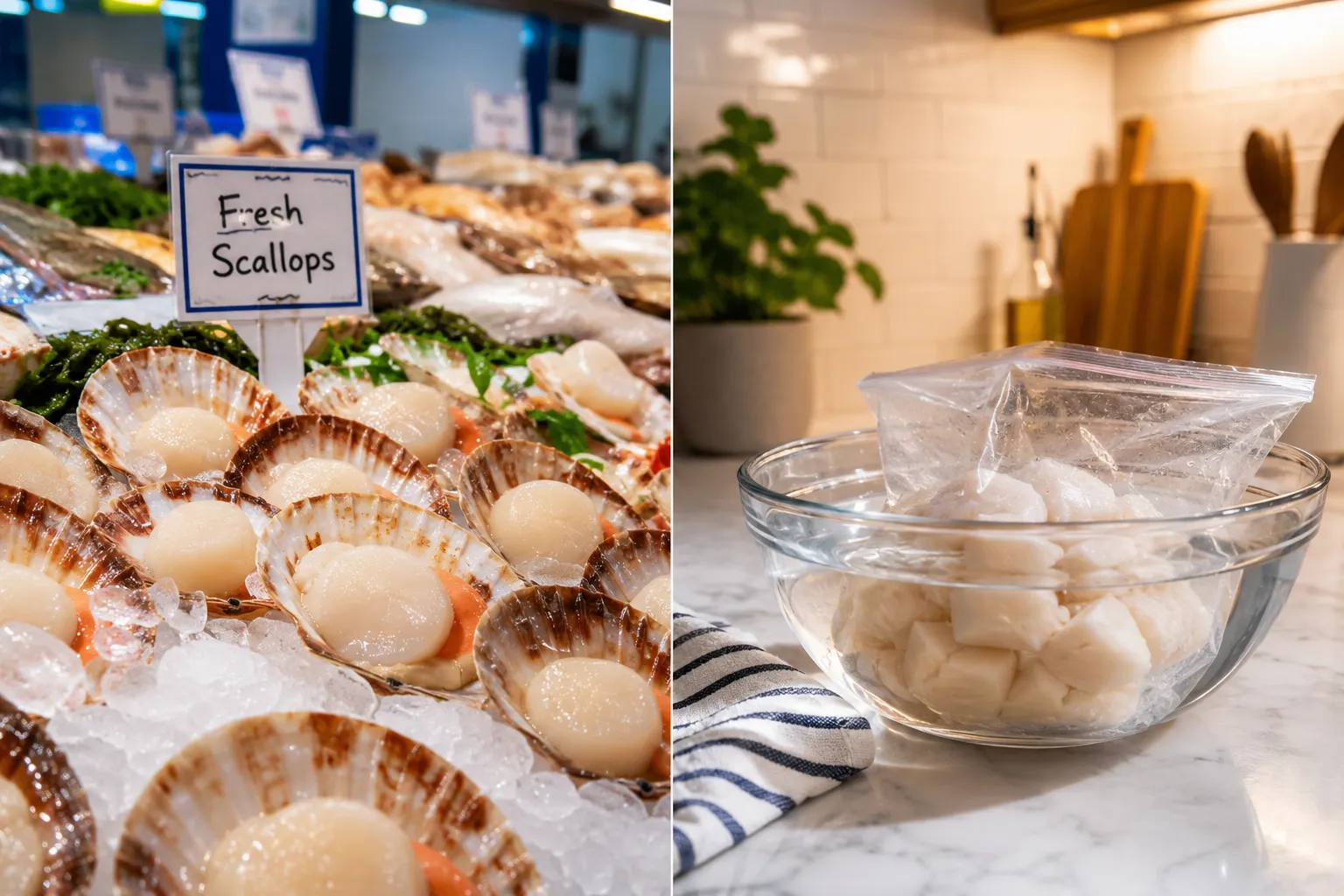 Frozen vs. Fresh Scallops for Baking