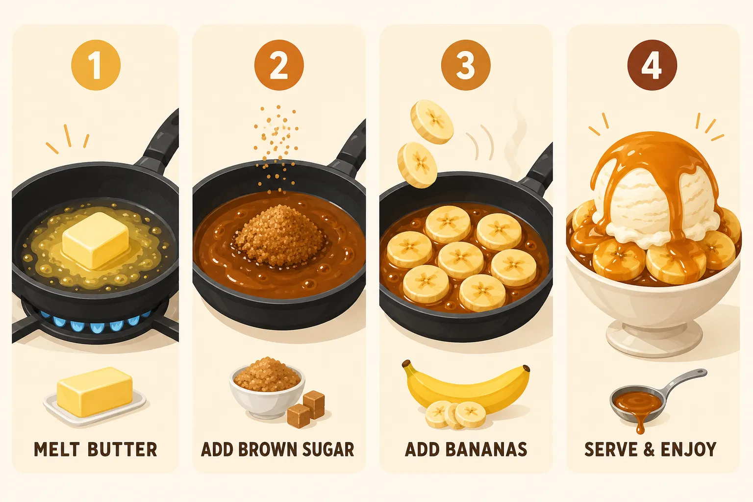 History of Bananas Foster Dessert