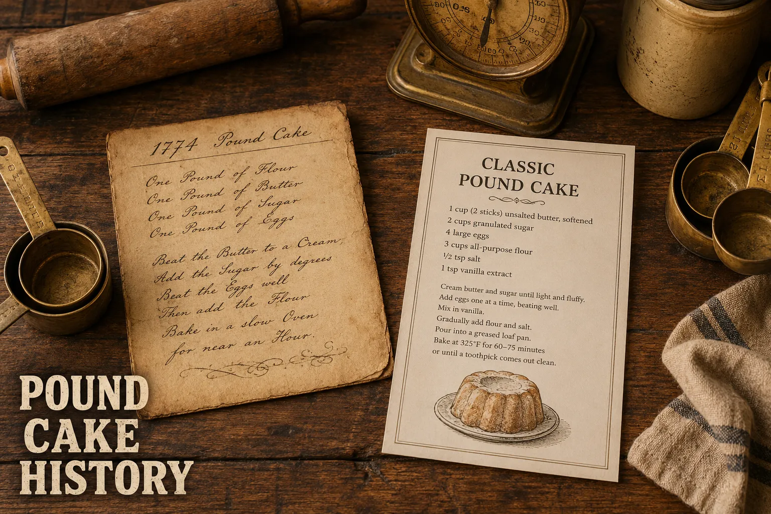 History of National Pound Cake Day and the Pound Cake Itself