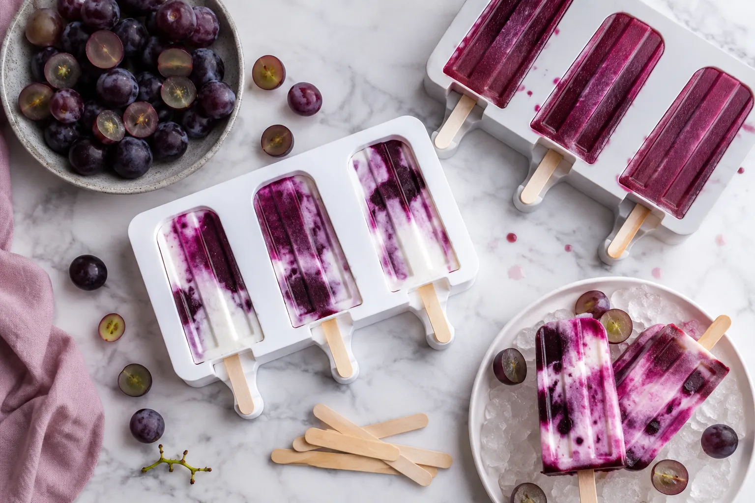 Homemade Grape Popsicle Recipes