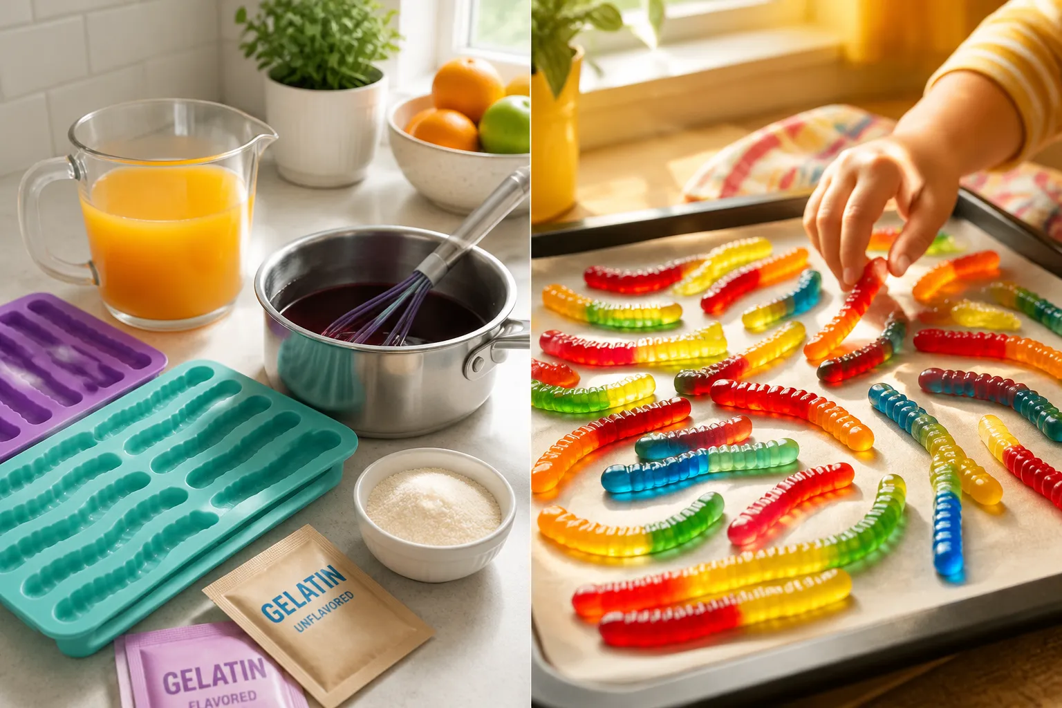 Homemade Gummy Worm Recipes