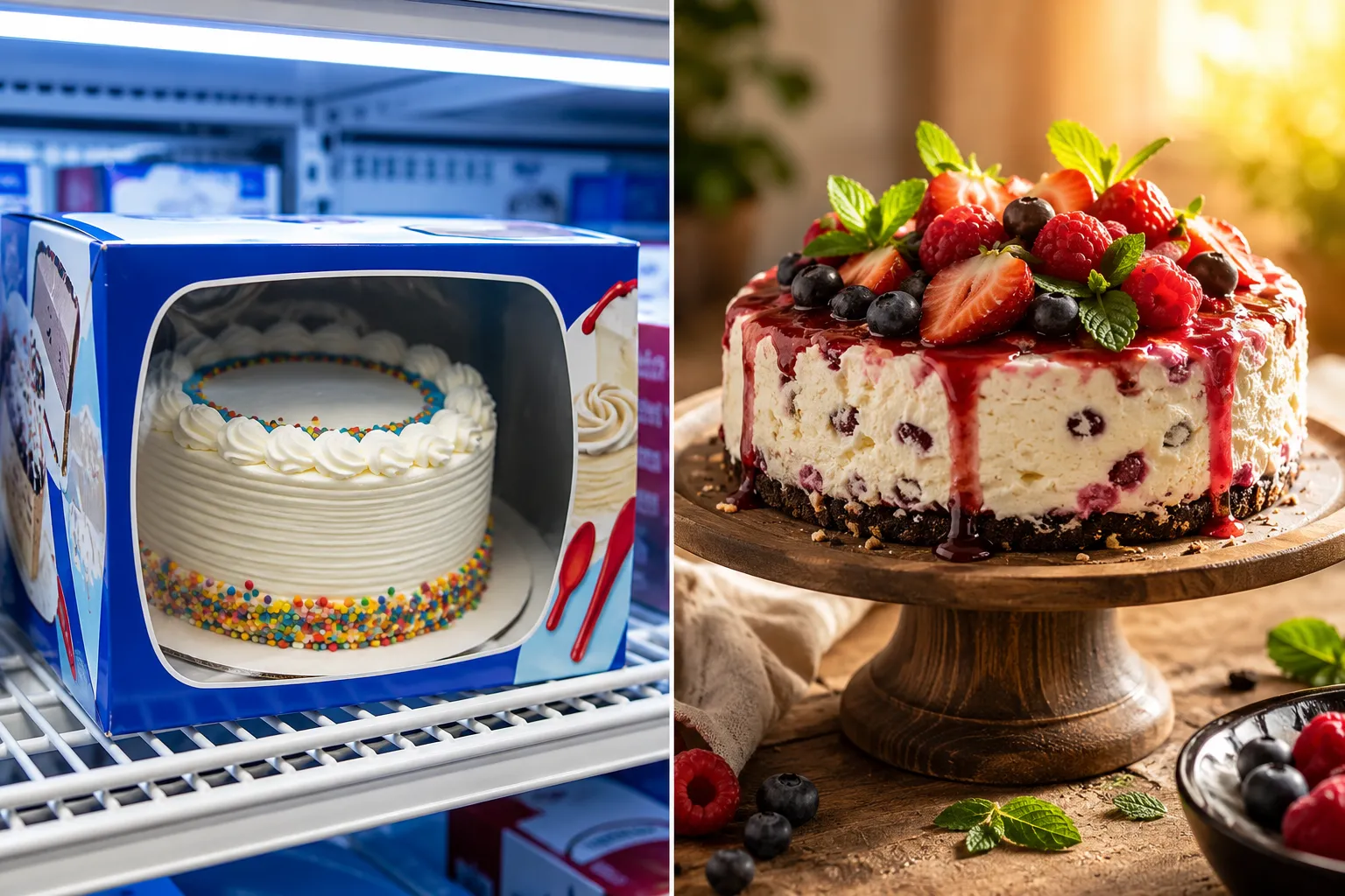 Homemade vs. Store-Bought Ice Cream Cake