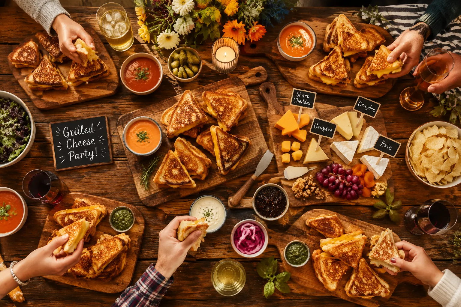 How to Host a Grilled Cheese Sandwich Day Party