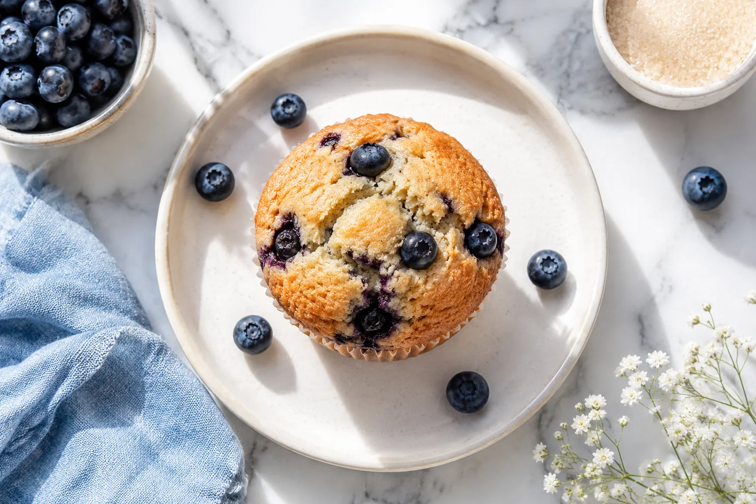 How to Make Blueberry Muffins from Scratch