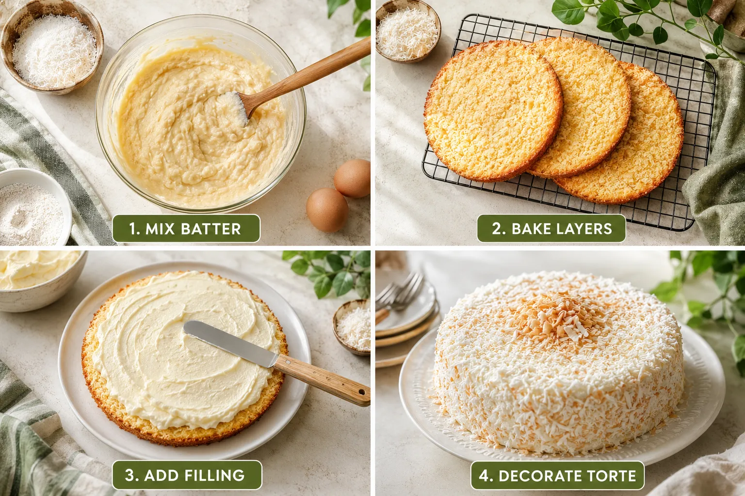 How to Make Coconut Torte from Scratch: Best Recipe Guide