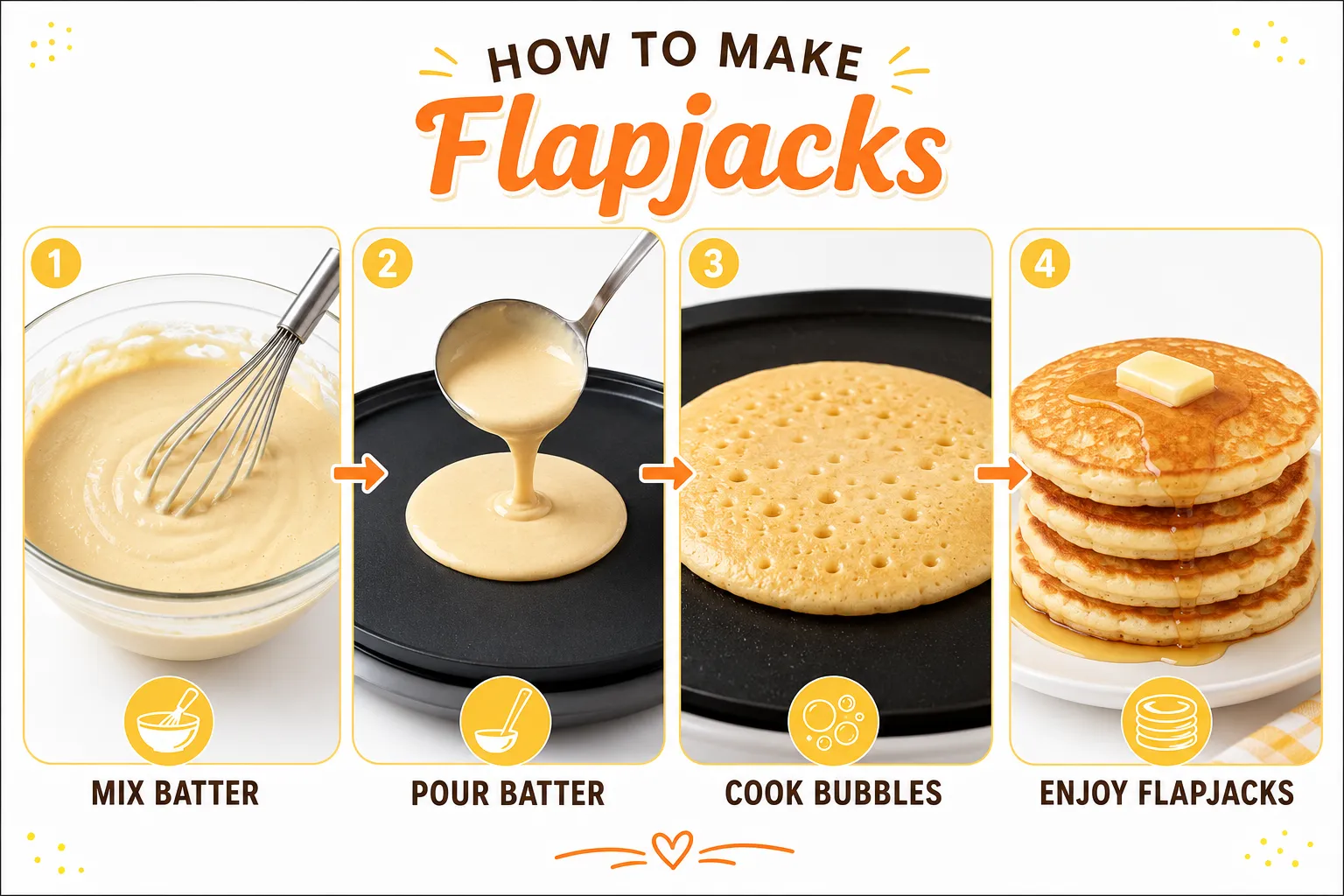 How to Make Fluffy Flapjacks at Home