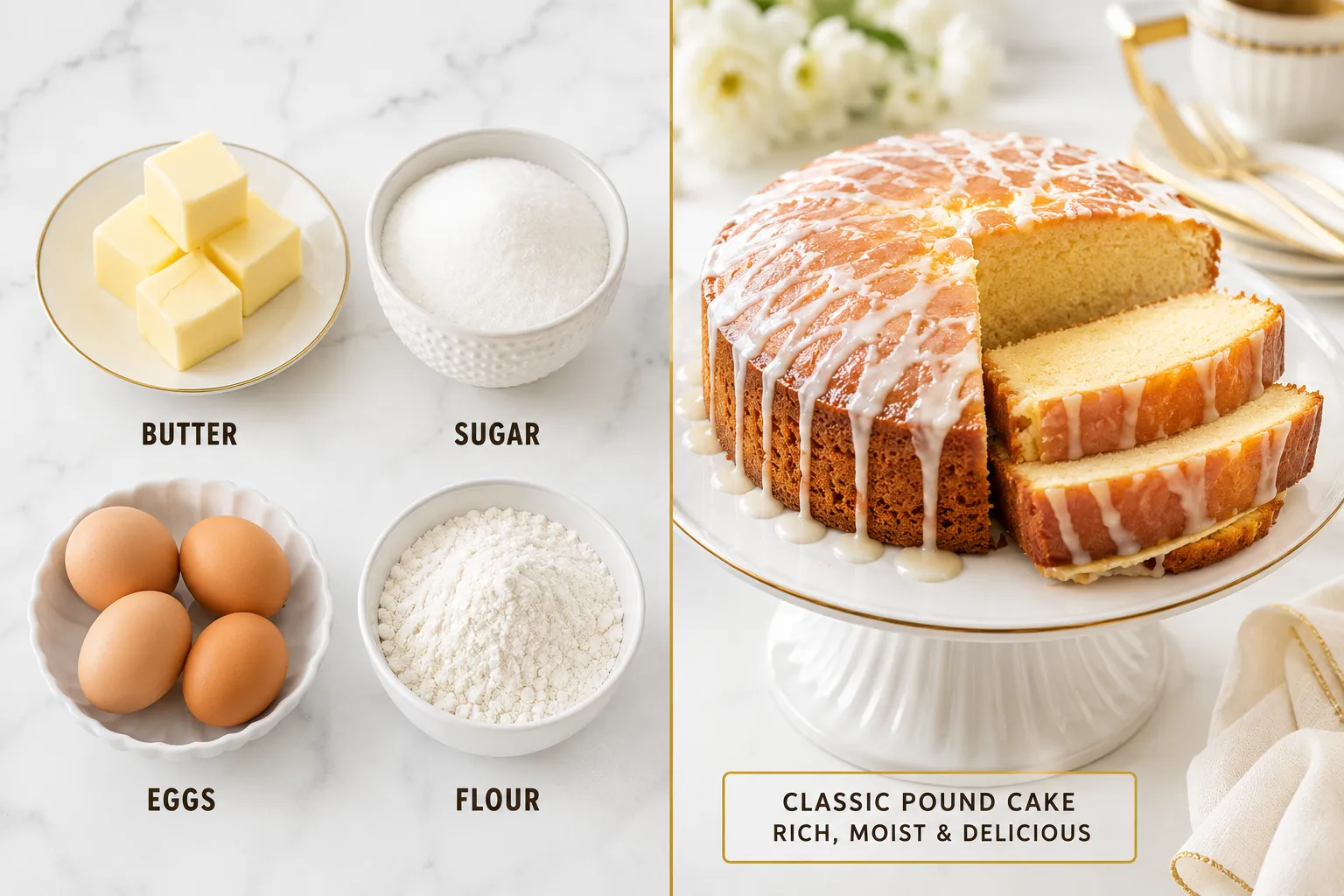 Pound Cake vs. Regular Cake: What's the Difference?