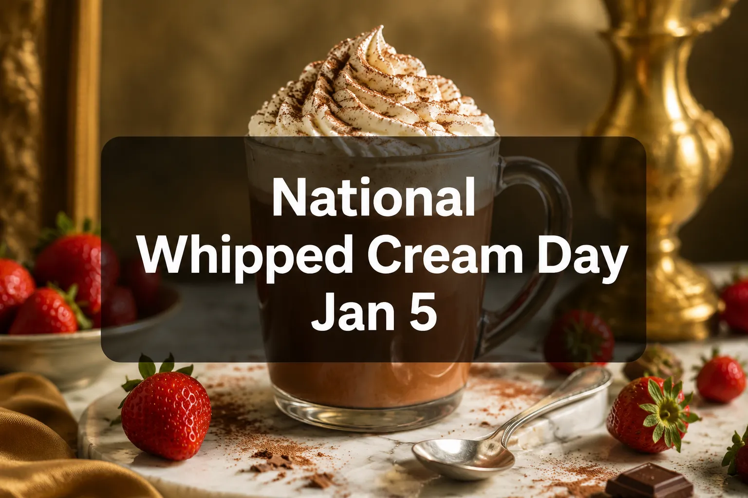 January 5 National Whipped Cream Day: History, Recipes, and How to Celebrate