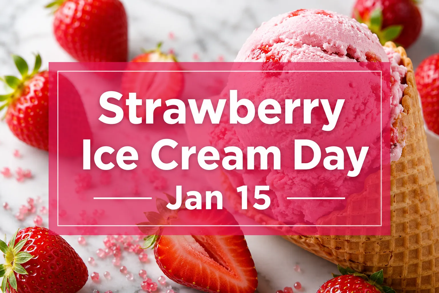 January 15 National Strawberry Ice Cream Day: History, Facts & How to Celebrate