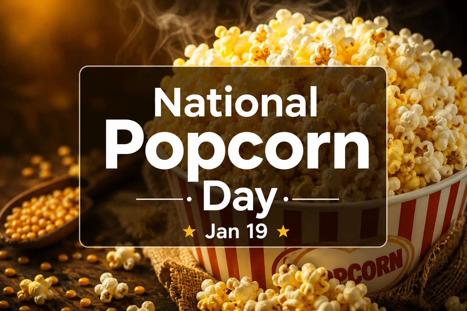 January 19 National Popcorn Day