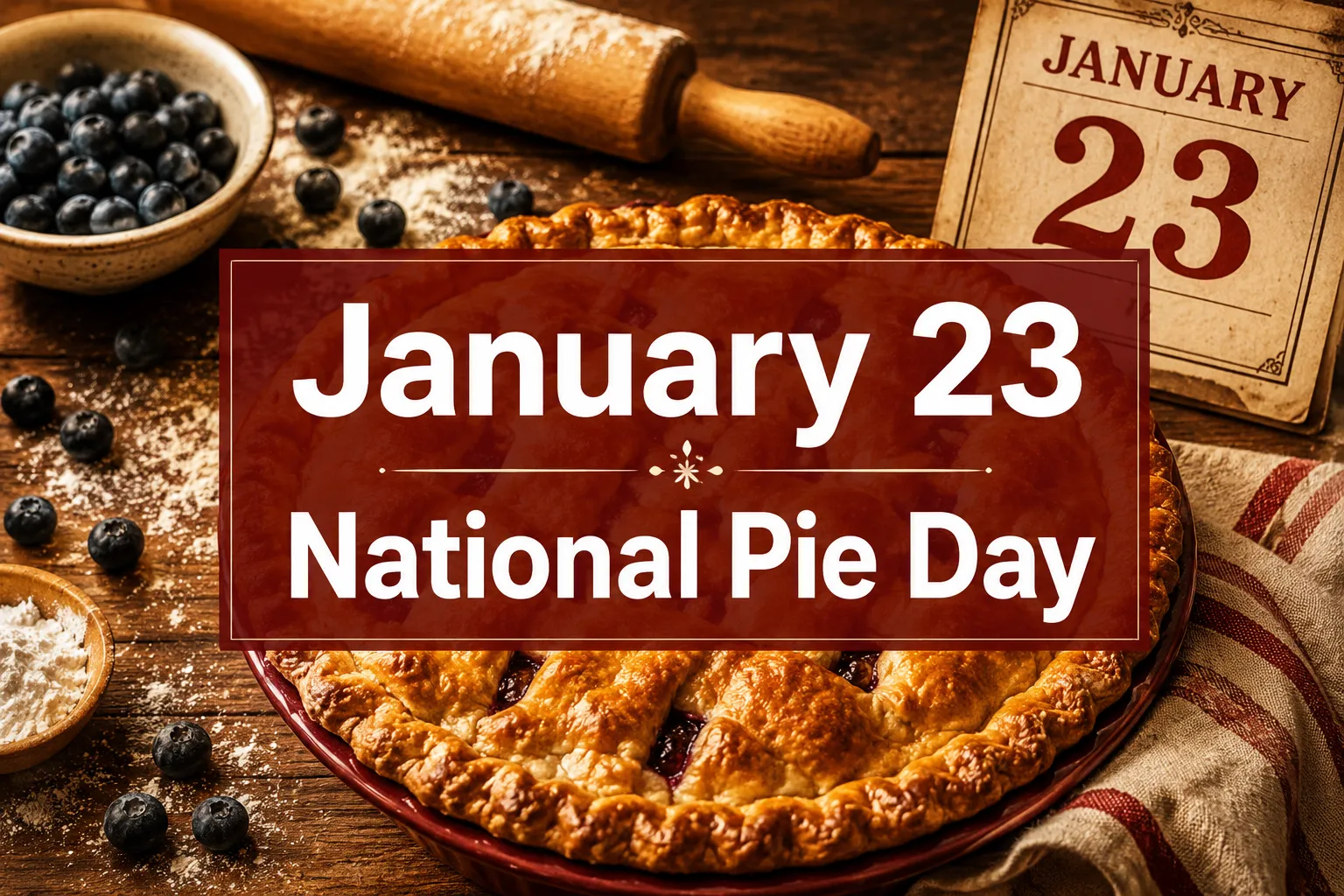 January 23 National Pie Day