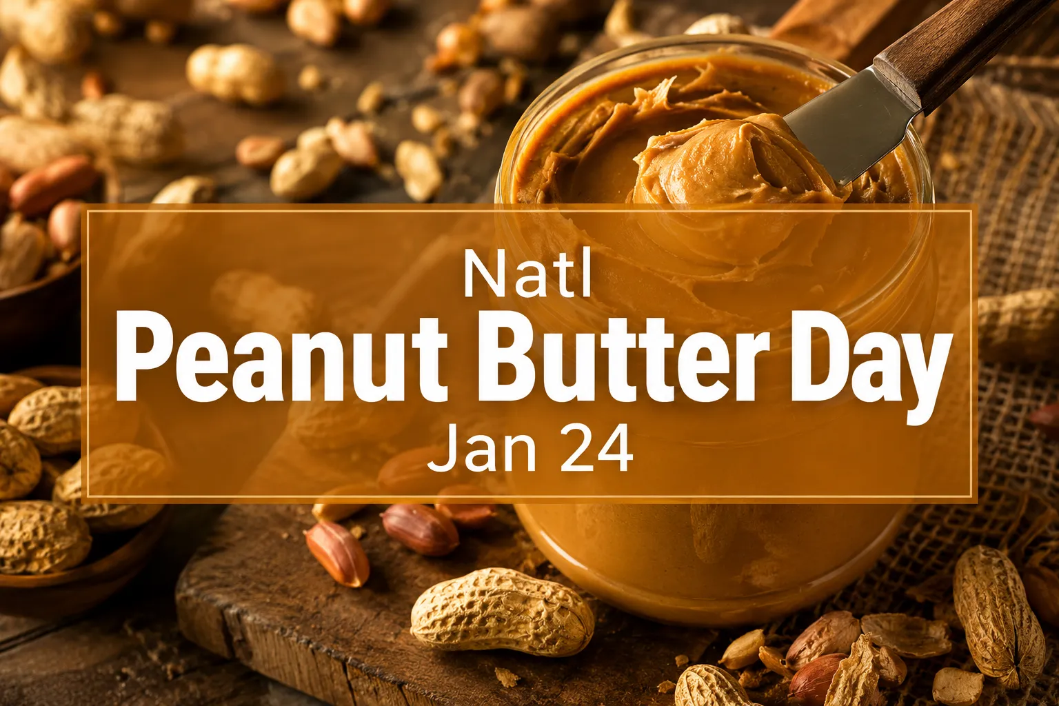 January 24 National Peanut Butter Day.