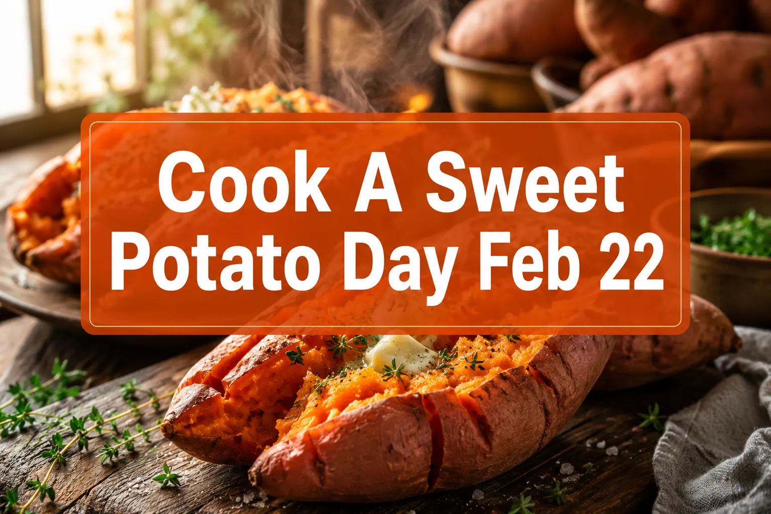 February 22 National Cook A Sweet Potato Day: History, Recipes, and How to Celebrate in 2026