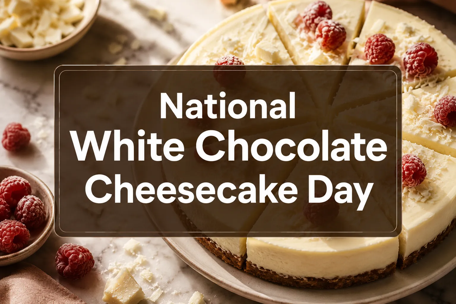 March 6 National White Chocolate Cheesecake Day: History, Recipes, and How to Celebrate in 2026