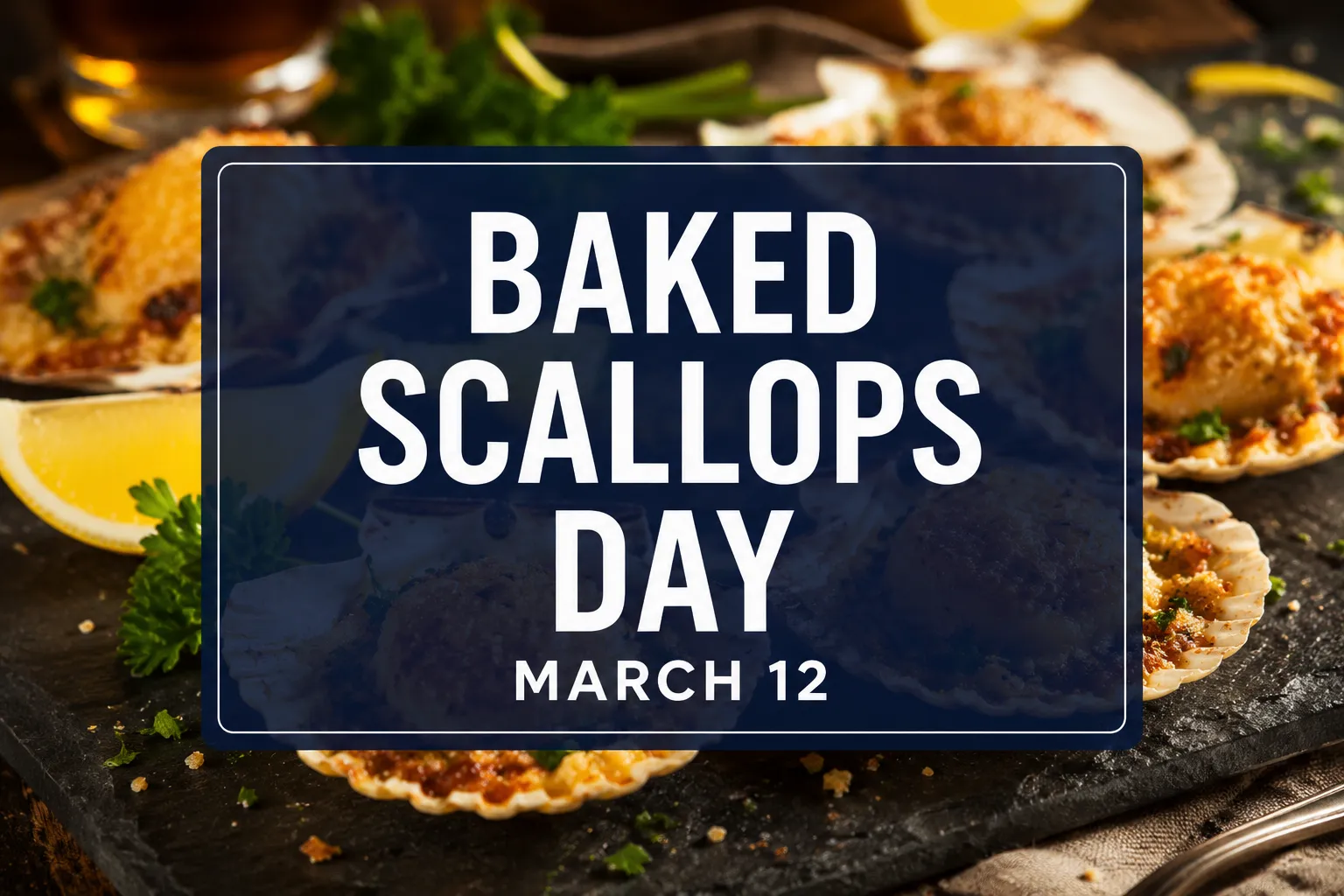 March 12 National Baked Scallops Day: History, Recipes, and How to Celebrate in 2026